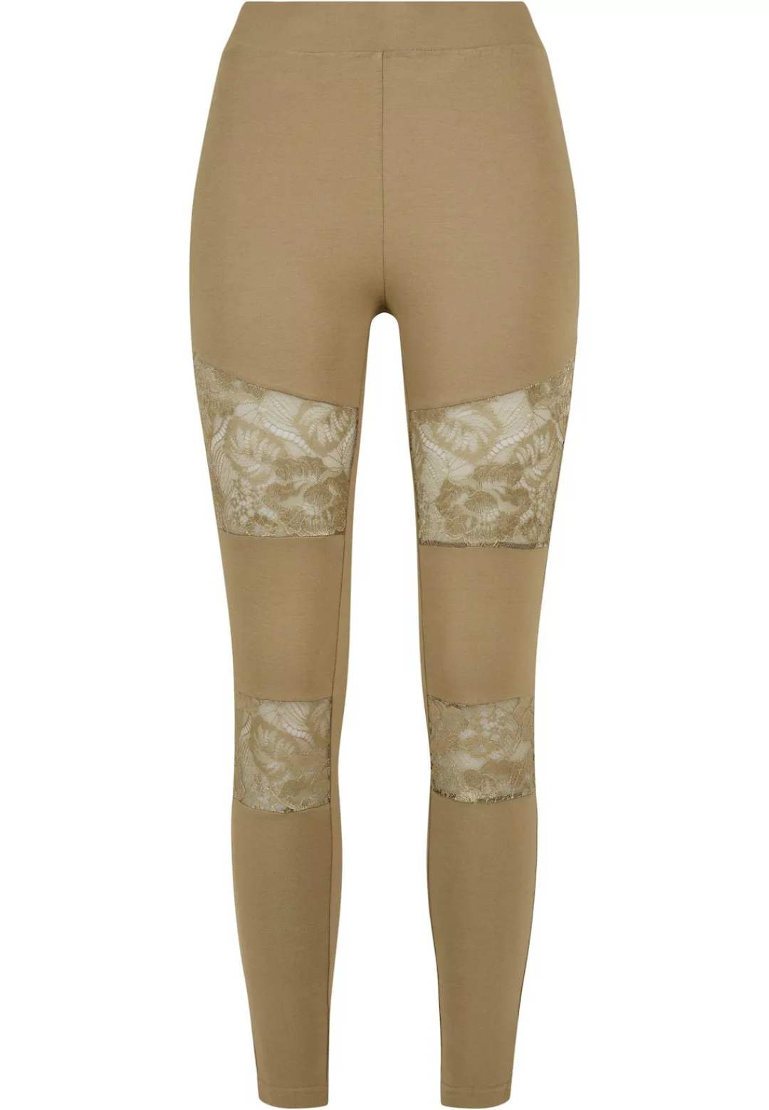 URBAN CLASSICS Leggings "Urban Classics Damen Ladies Laces Inset Leggings", günstig online kaufen