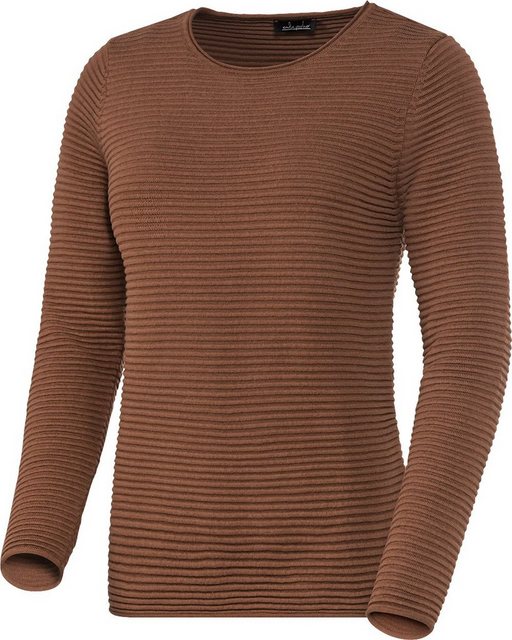 Emilia Parker Strickpullover mit Relief-Struktur und aus reiner Baumwolle günstig online kaufen