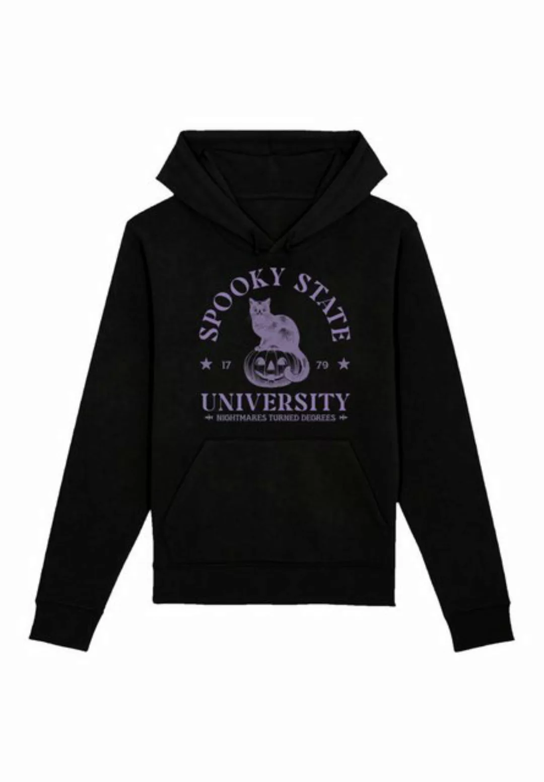 F4NT4STIC Kapuzenpullover Halloween University Spooky state cat Premium Qua günstig online kaufen