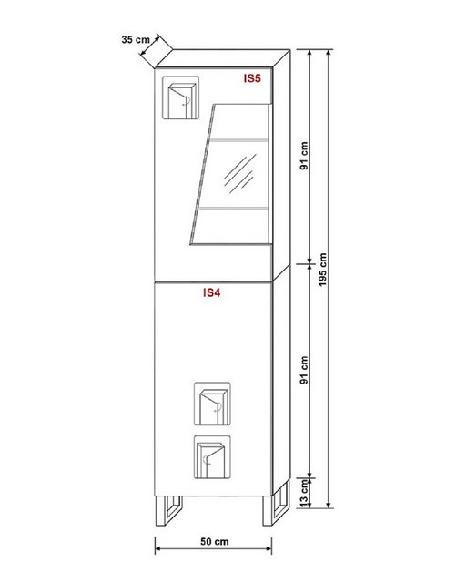 ROYAL24_MARKT Vitrine - Präsentieren Sie Ihre Wertsachen mit einer modernen günstig online kaufen