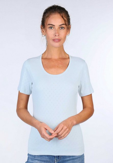 Sorgenfri Sylt T-Shirt Maren Ajour-Strickdetails günstig online kaufen