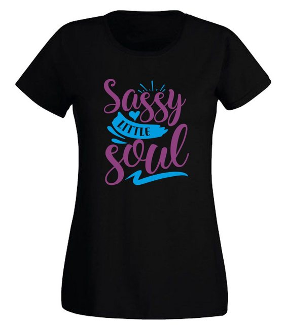 G-graphics T-Shirt Damen T-Shirt - Sassy little Soul Slim-fit-Shirt, mit Fr günstig online kaufen