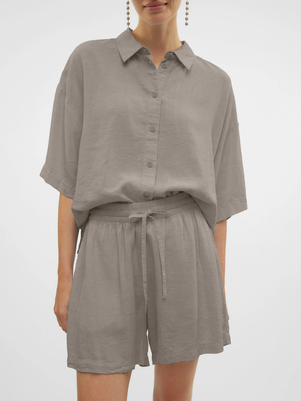 Vero Moda Shorts "VMLINN LINEN SHORTS WVN NOOS", mit Leinen günstig online kaufen