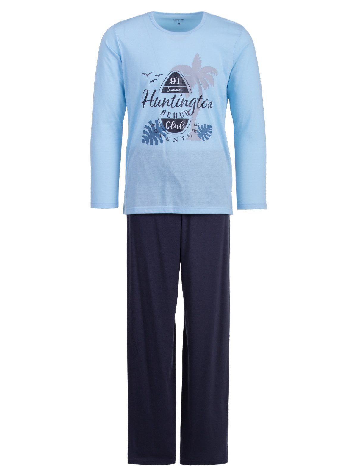 Henry Terre Schlafanzug Pyjama Set Langarm günstig online kaufen