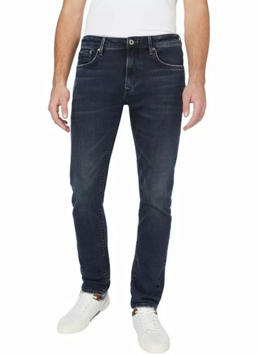 Pepe Jeans Herren Jeans STANLEY - Tapered Fit - Blau - Blue Black Wiser günstig online kaufen