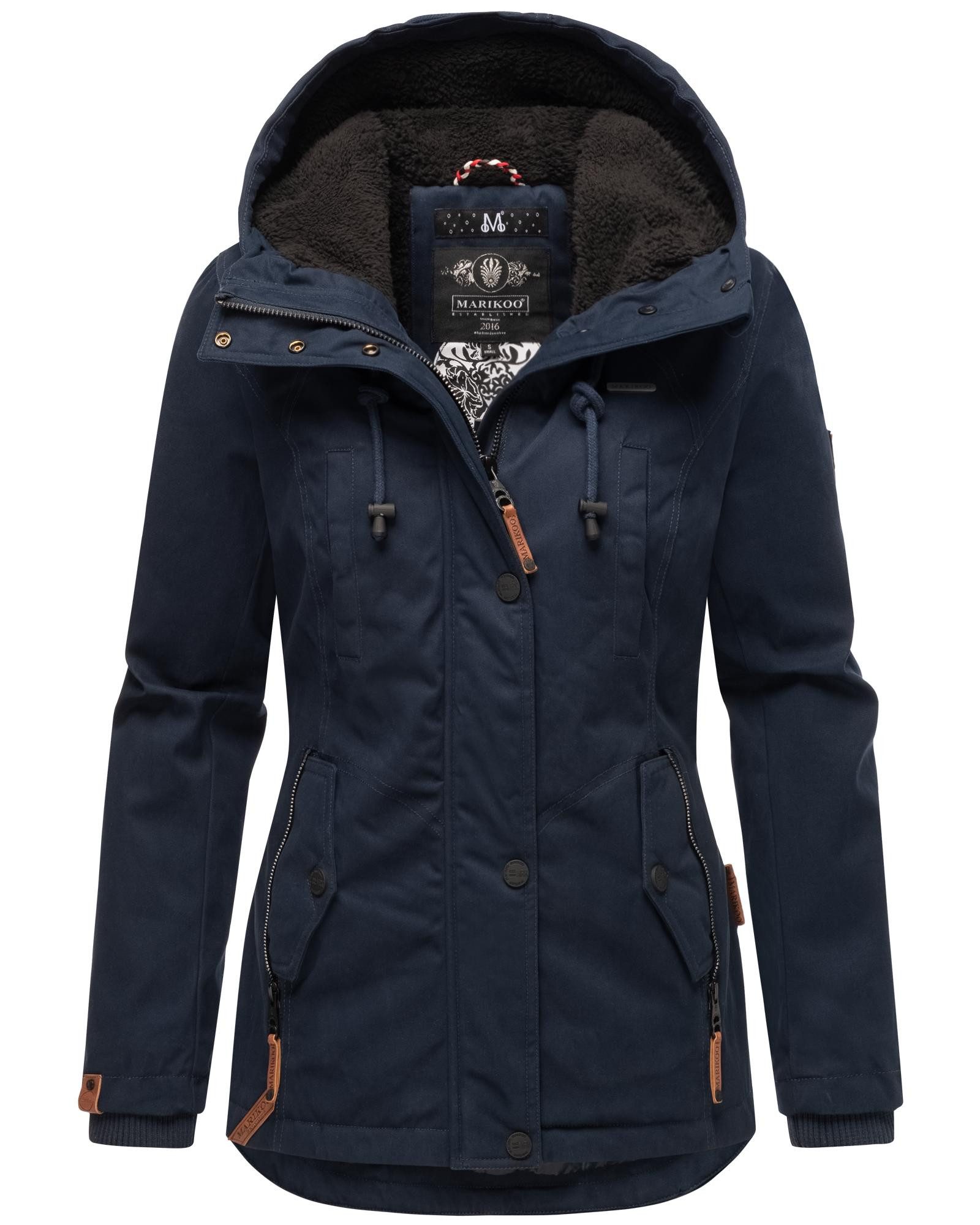 Marikoo Winterjacke "Bikoo", mit Kapuze, sportliche Damen Outdoor Baumwollj günstig online kaufen