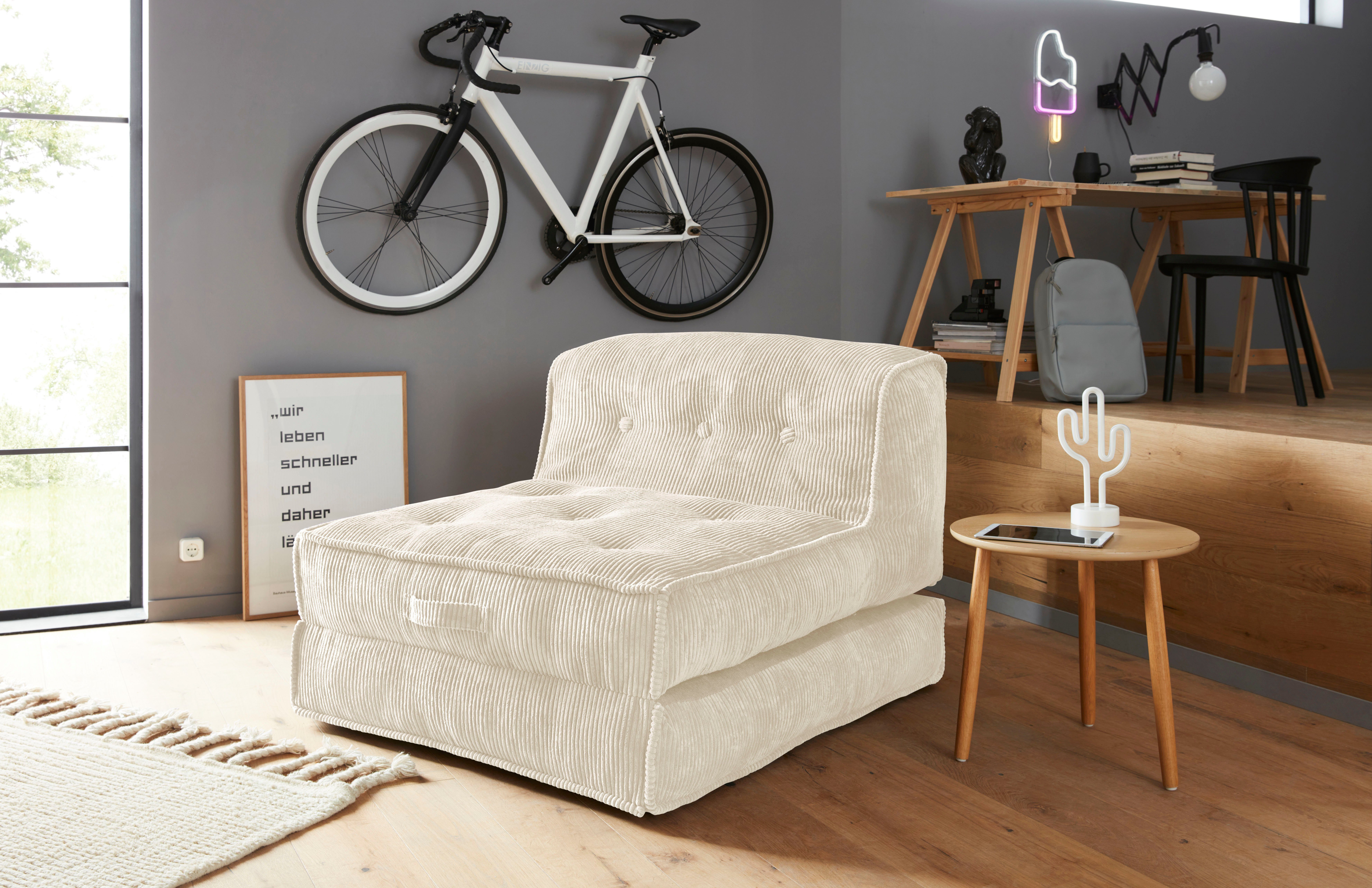 INOSIGN Sessel Pia, Loungesessel aus Cord, günstig online kaufen