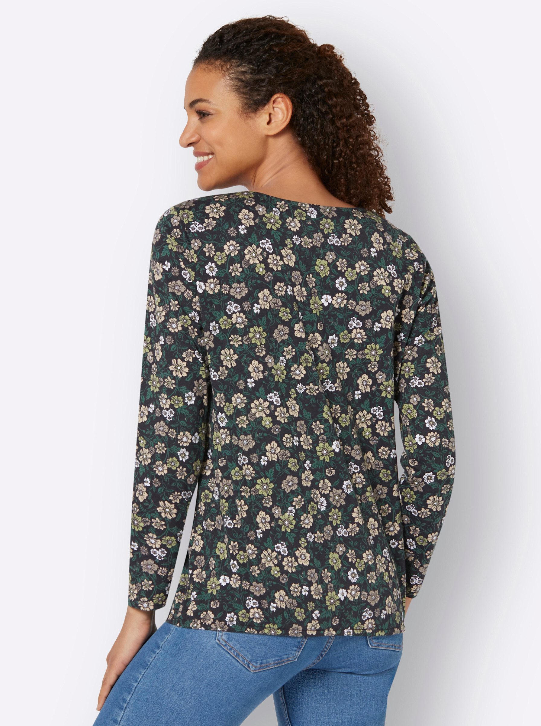 Inspirationen Langarmshirt "Druck-Shirt", (1 tlg.) günstig online kaufen