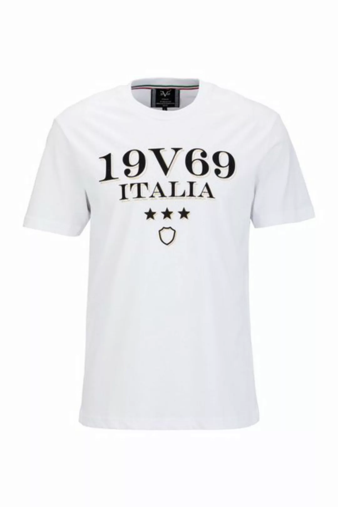 19V69 ITALIA T-Shirt RAFAEL GOLD Herren-T-Shirt mit markantem Italien-Schri günstig online kaufen