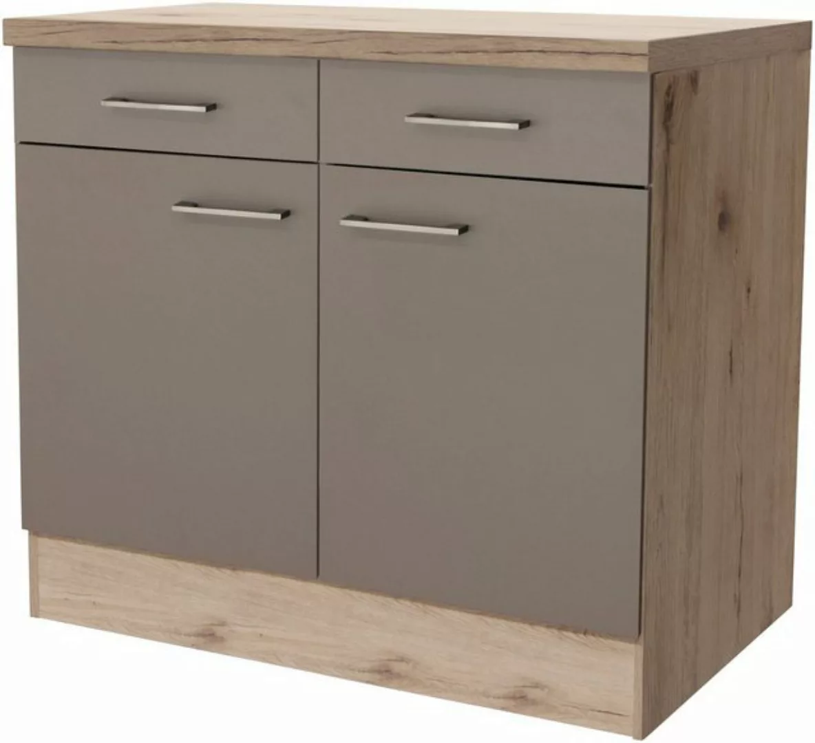 Flex-Well Unterschrank Riva (B x H x T) 100 x 86 x 60 cm, für viel Stauraum günstig online kaufen