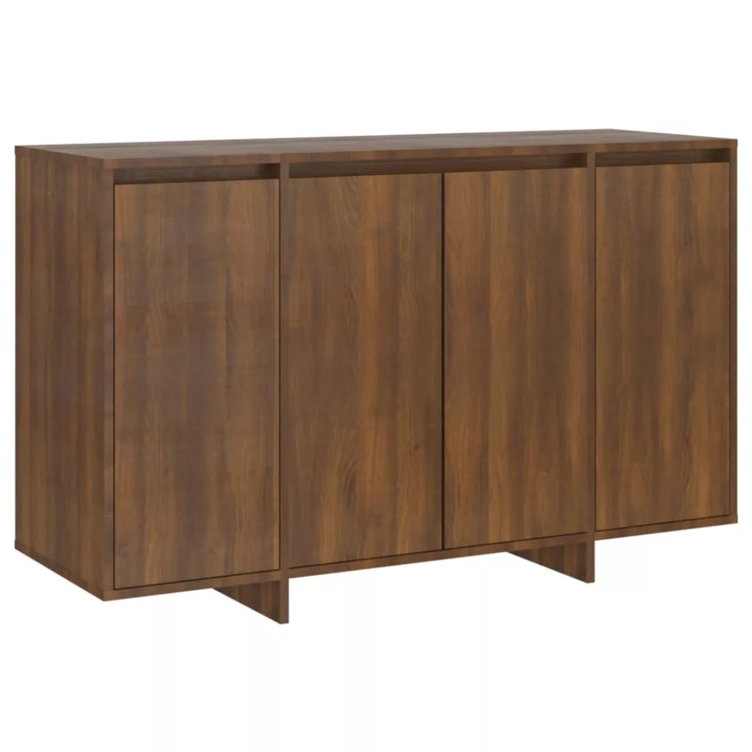 Vidaxl Sideboard Braun Eichen-optik 120x41x75 Cm Spanplatte günstig online kaufen