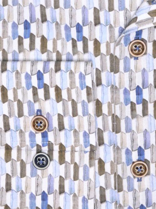 R2 Hemd Knitted Pillows Hellblau - Größe 42 günstig online kaufen
