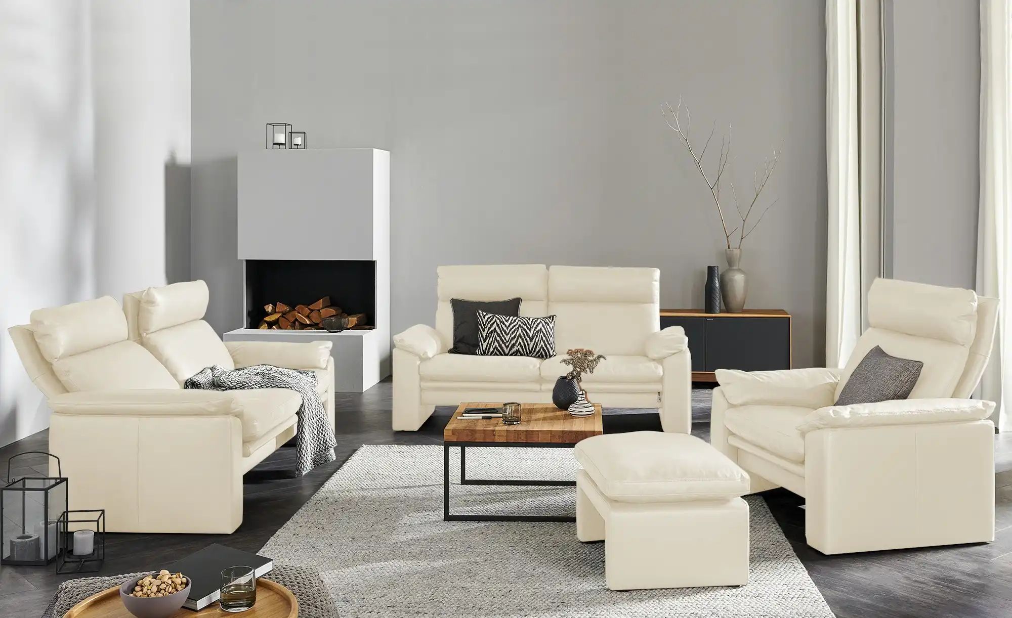 erpo just relax Hocker  JR963 Bari ¦ beige ¦ Maße (cm): B: 64 H: 43 T: 51.0 günstig online kaufen