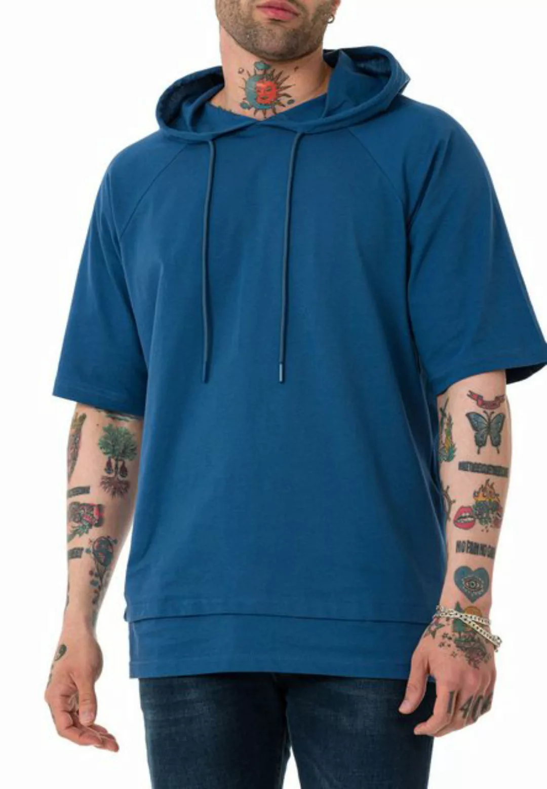 RedBridge T-Shirt mit Kapuze - Lässiges Oversized-Hoodie-Shirt günstig online kaufen