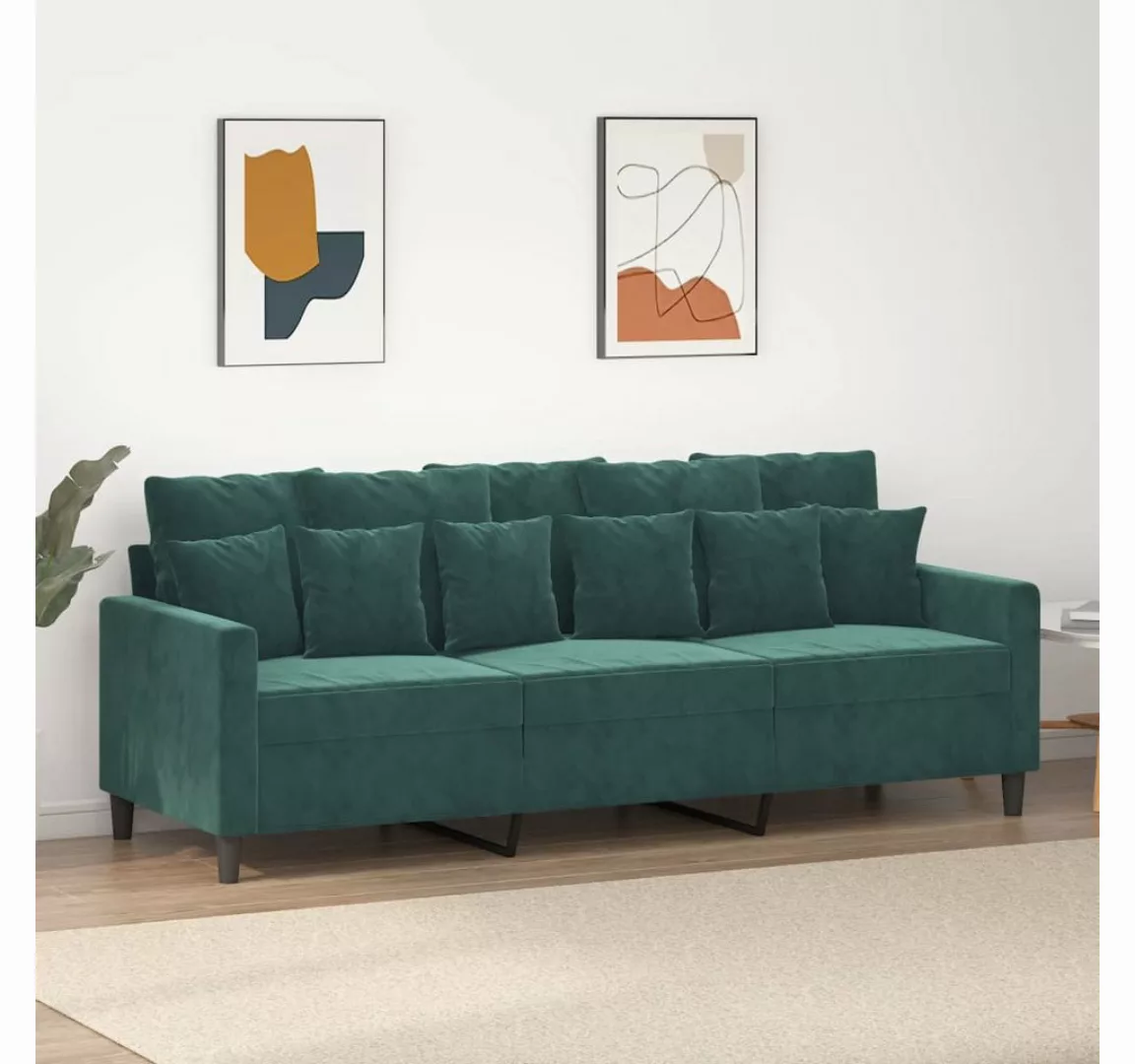 vidaXL Sofa Sofa Samt 3 Sitzer 2 Sitzer Sessel 1 Sitzer verschiedene Farben günstig online kaufen