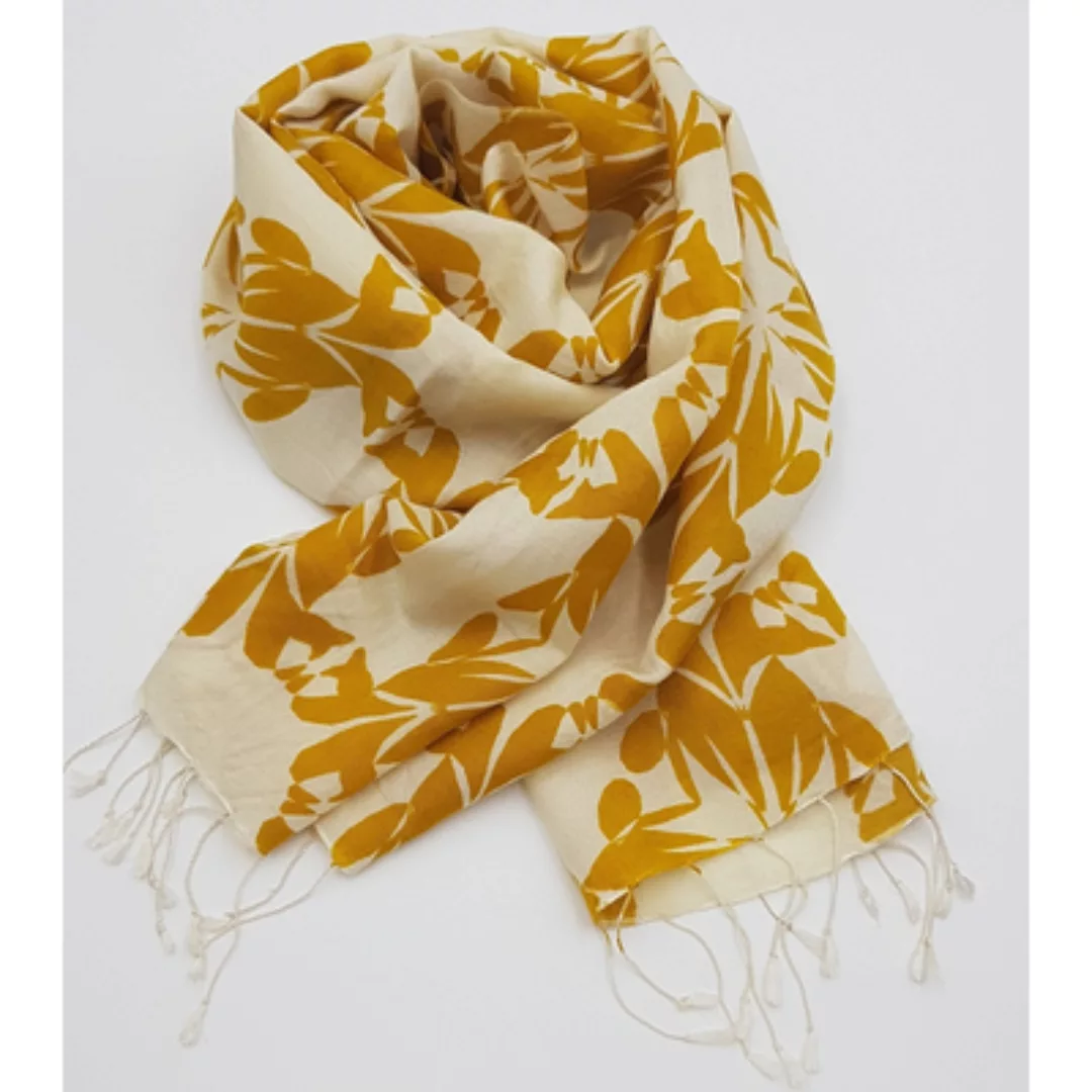 Bedruckter Schal (70% Wolle / 30% Seide) günstig online kaufen