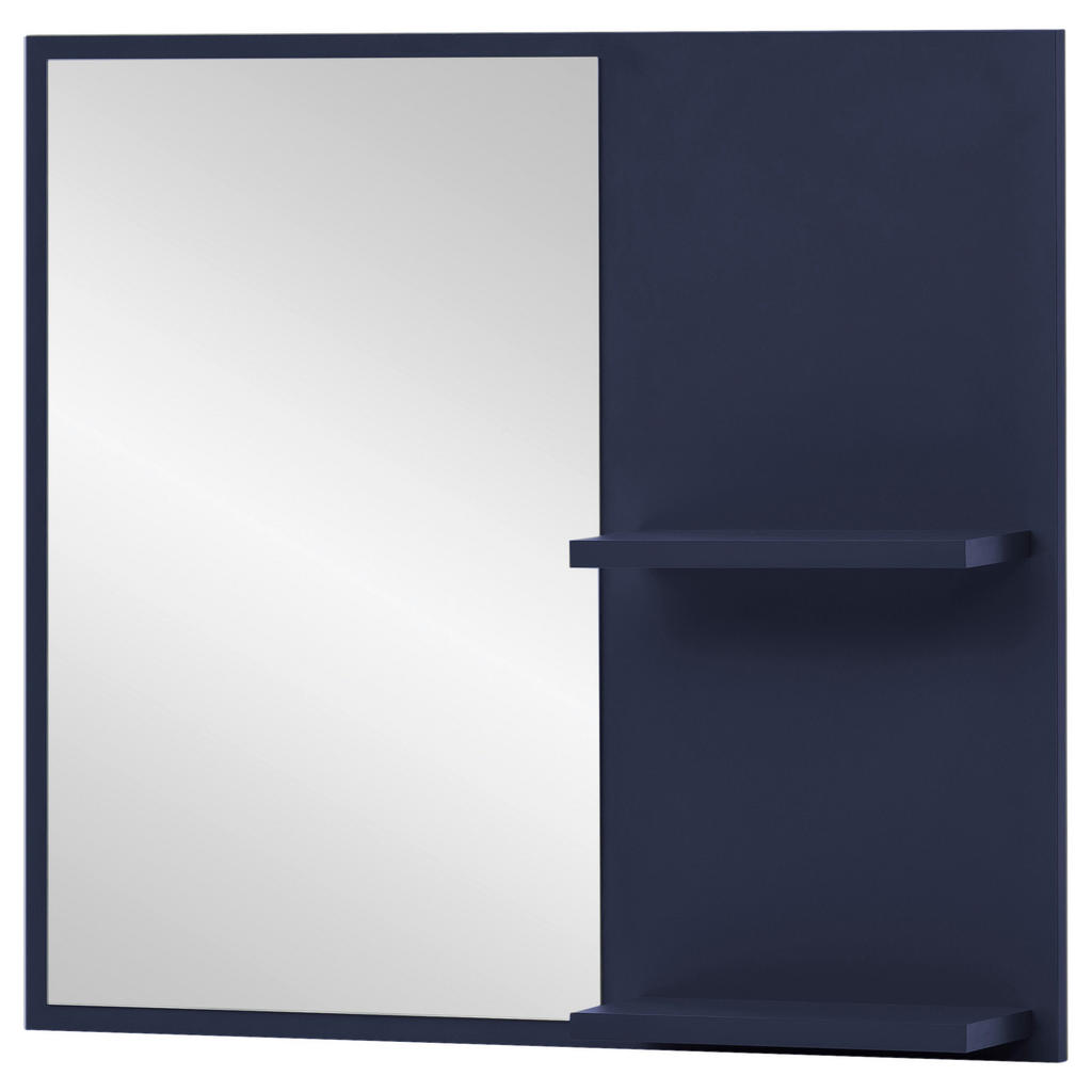 Wandspiegel Kent dunkelblau B/H/T: ca. 67x60x12,2 cm günstig online kaufen