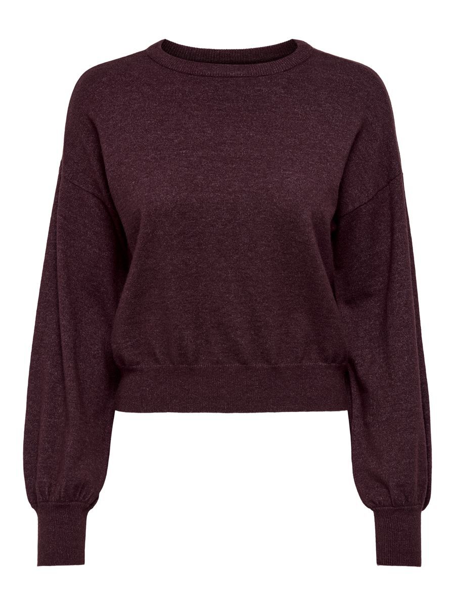 ONLY Einfarbiger Pullover Damen Rot günstig online kaufen
