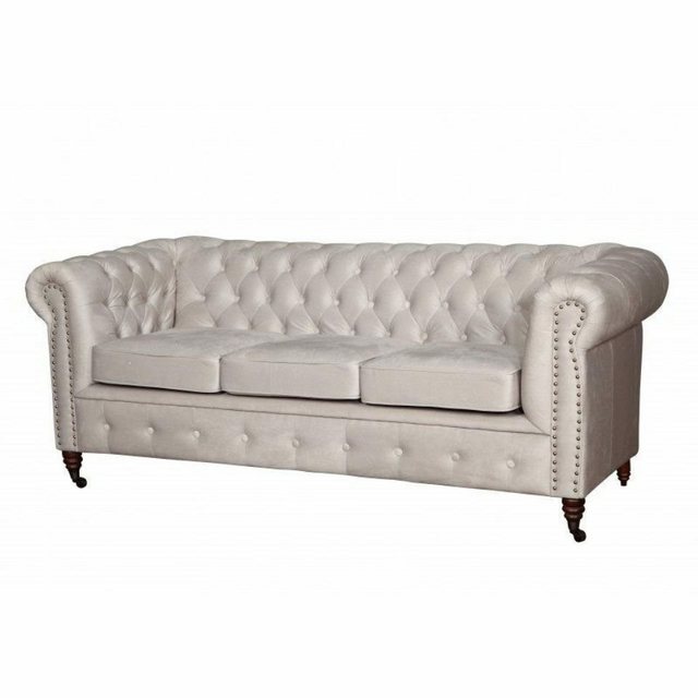 JVmoebel Sofa Chesterfield Sofagarnitur 3+1 Set Poslter Couch Stoffmöbel Ne günstig online kaufen