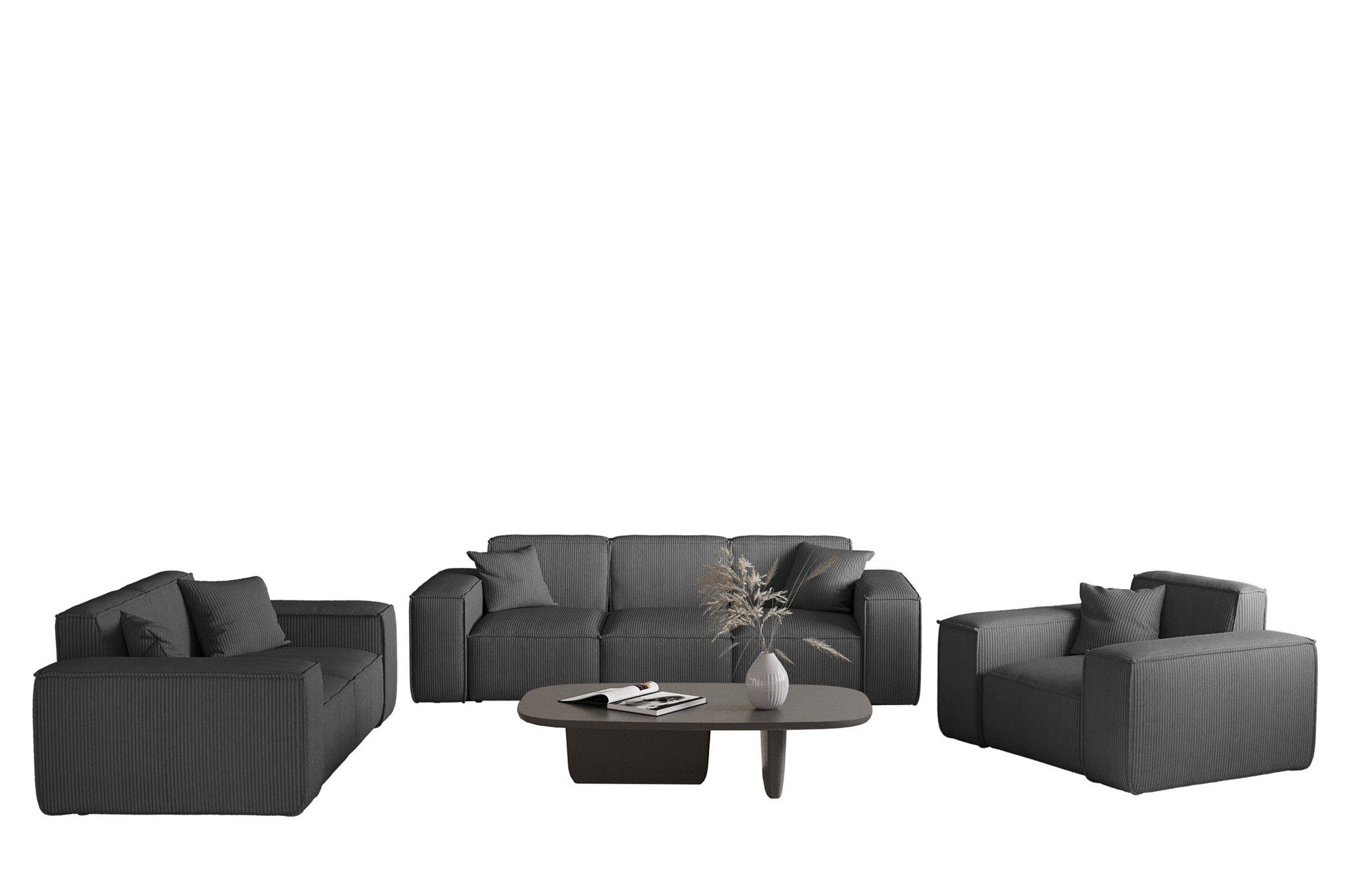 Fun Möbel Polstergarnitur Sofaset Designersofa CELES günstig online kaufen