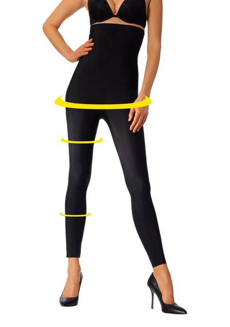 LASCANA Highwaist Leggings, mit leichtem Shaping Effekt, Loungewear günstig online kaufen