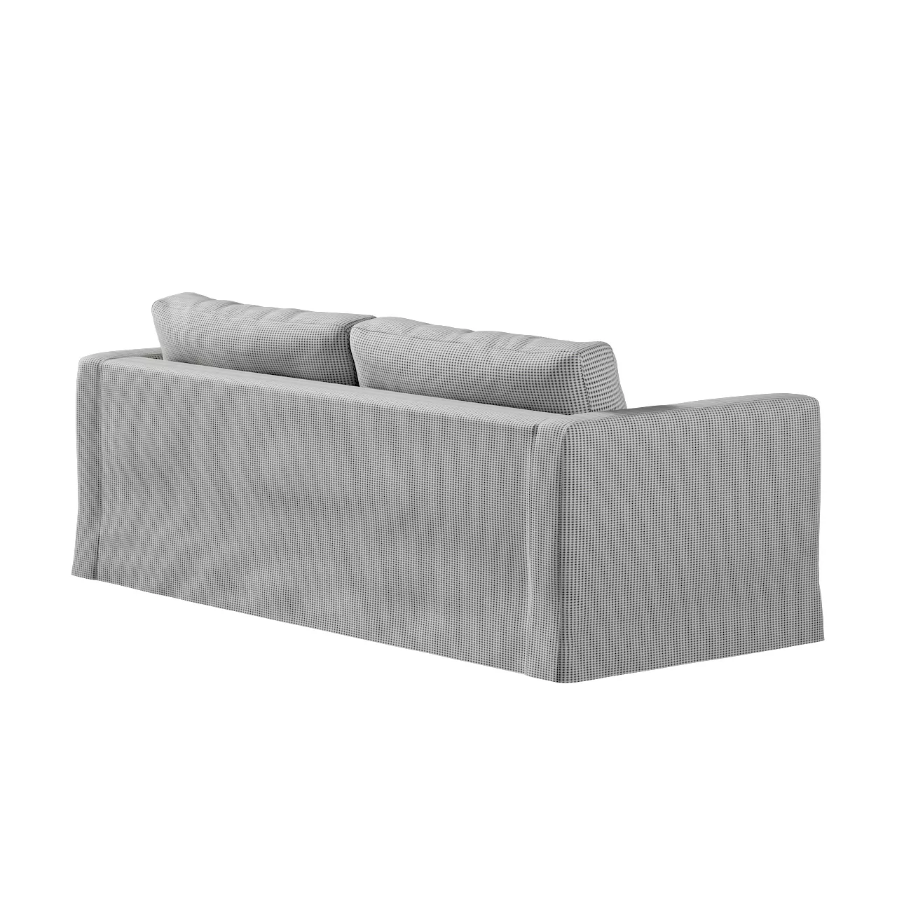 Bezug für Karlstad 3-Sitzer Sofa nicht ausklappbar, lang, schwarz-beige, Be günstig online kaufen