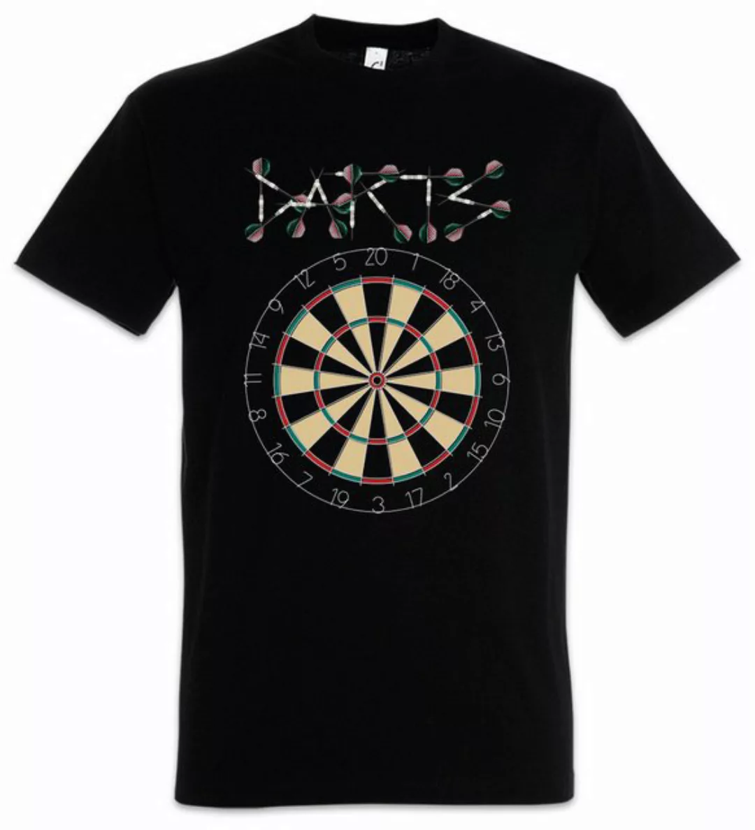 Urban Backwoods Print-Shirt Darts Target & Arrows Sport Logo Herren T-Shirt günstig online kaufen