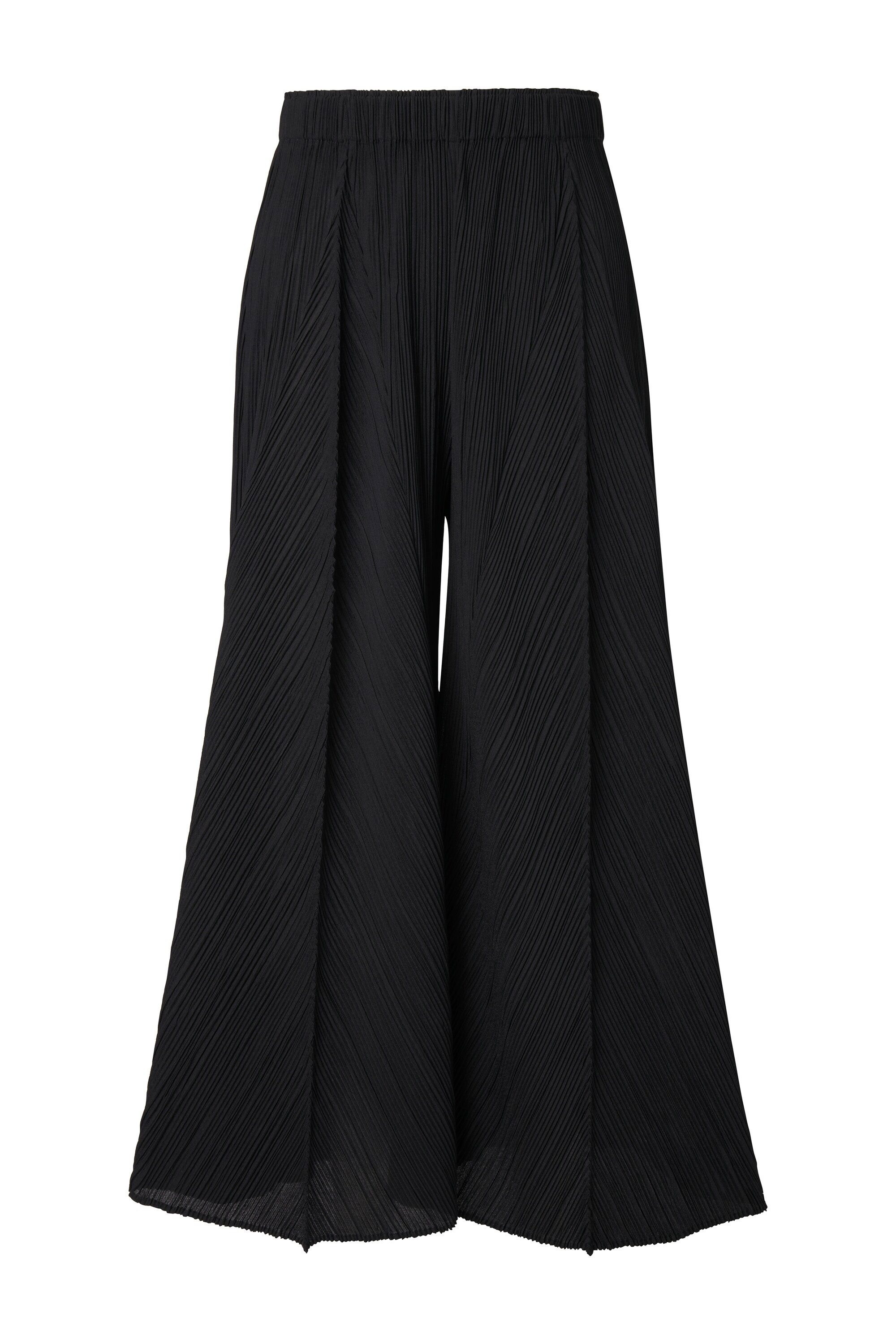Ulla Popken Schlupfhose Plissee-Hose Biesen weites günstig online kaufen