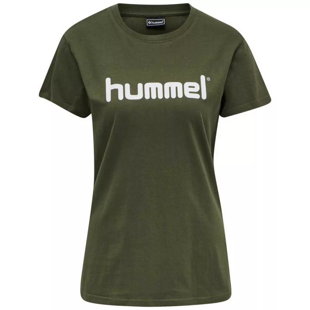 Hummel Go Cotton Logo Kurzärmeliges T-shirt XS Grape Leaf günstig online kaufen