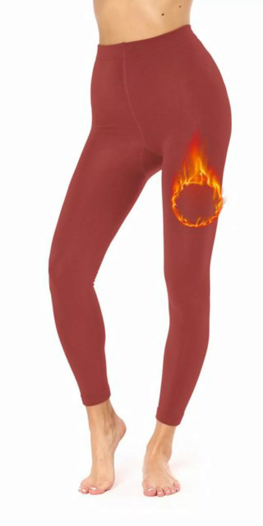 Merry Style Leggings Thermo Leggings Damen Gefütterte Thermoleggings Winter günstig online kaufen