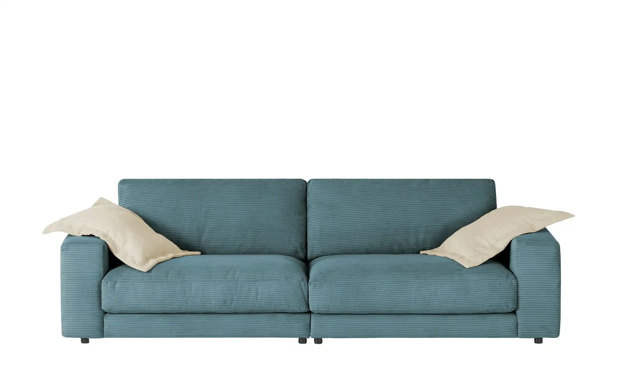 Jette Home Sofa Cord Sila ¦ türkis/petrol ¦ Maße (cm): B: 250 H: 85 T: 127 günstig online kaufen