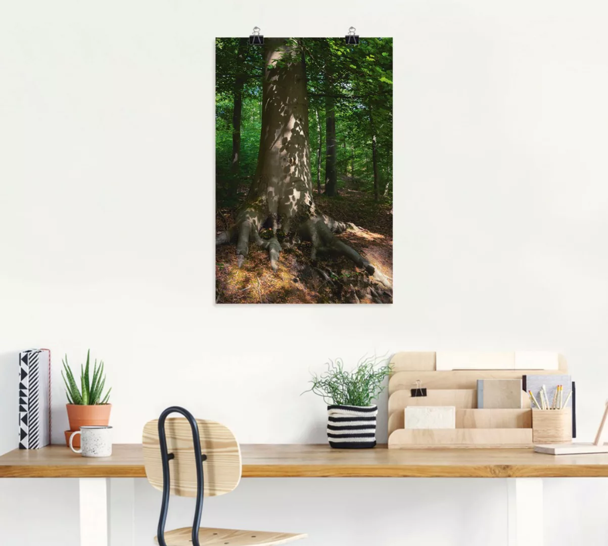 Artland Wandbild "Waldimpression", Baumbilder, (1 St.) günstig online kaufen