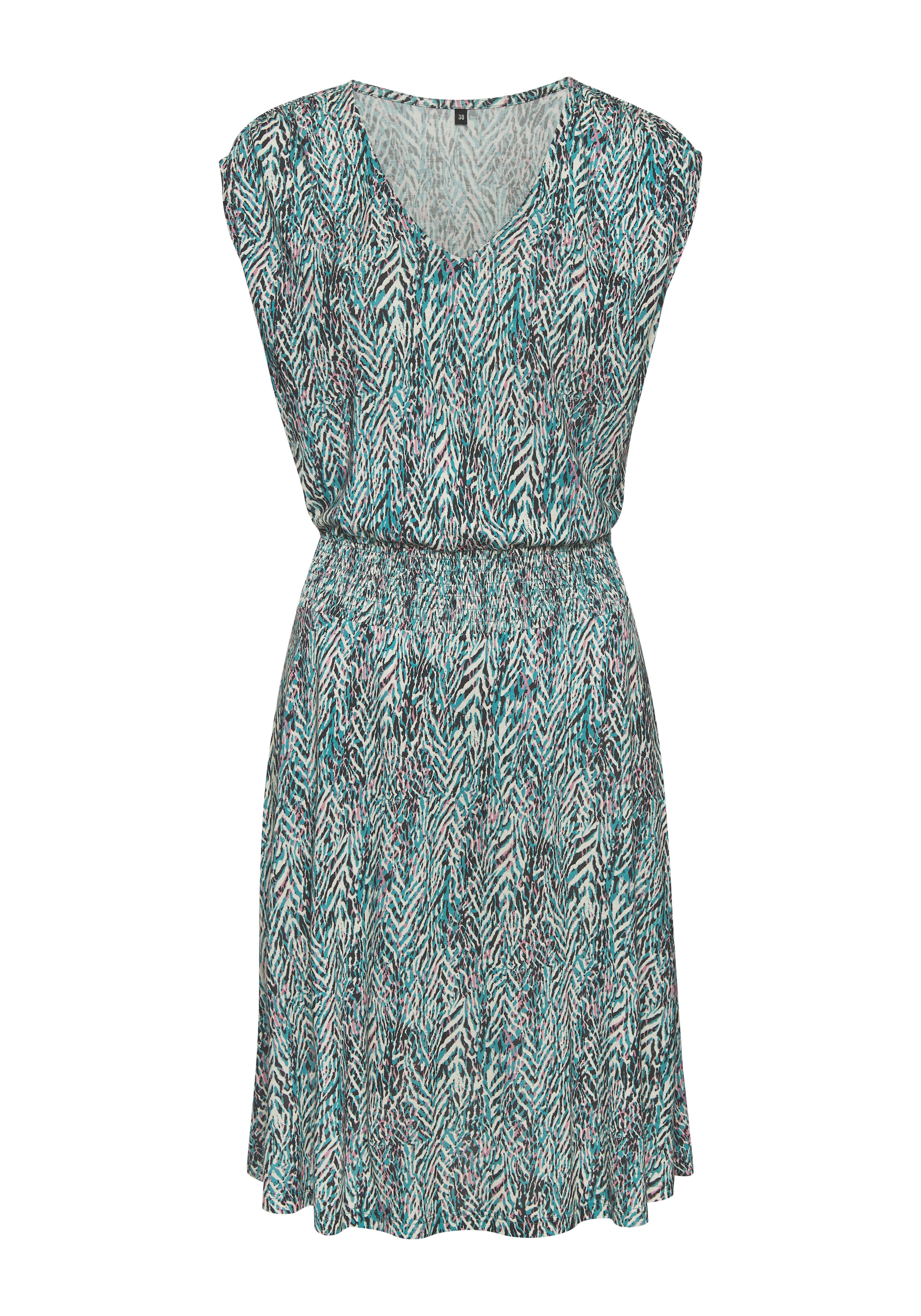 Vivance Sommerkleid, mit Alloverdruck, kurzes Jerseykleid, casual günstig online kaufen