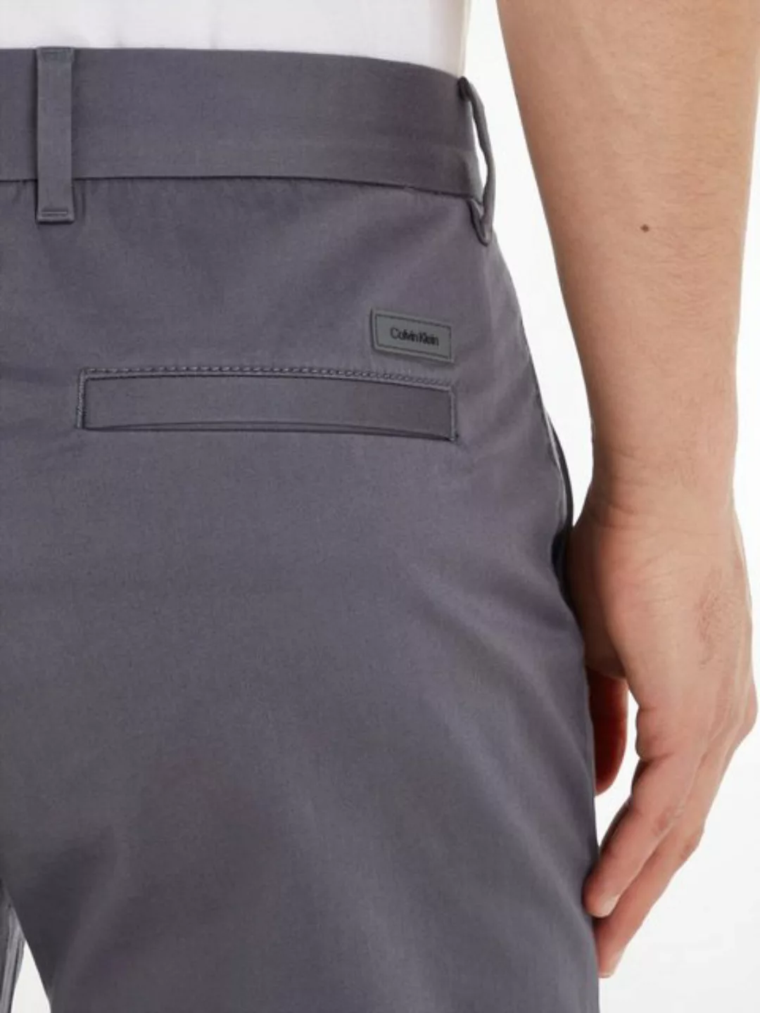 Calvin Klein Chinohose SATEEN STRETCH SLIM CHINO günstig online kaufen