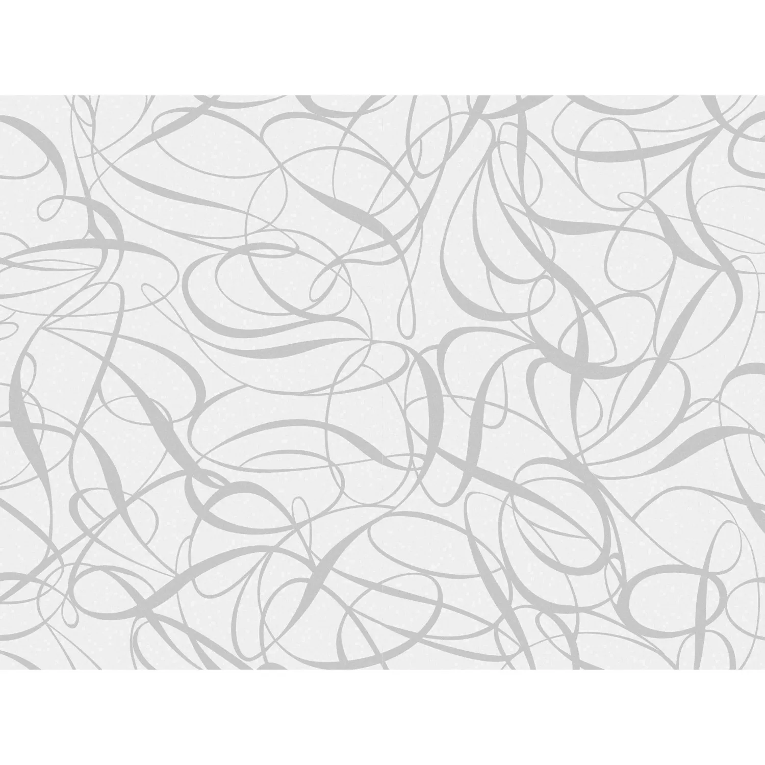 Bricoflor Geschwungene Linien Tapetet Weiß Moderne Vlies Mustertapete mit V günstig online kaufen