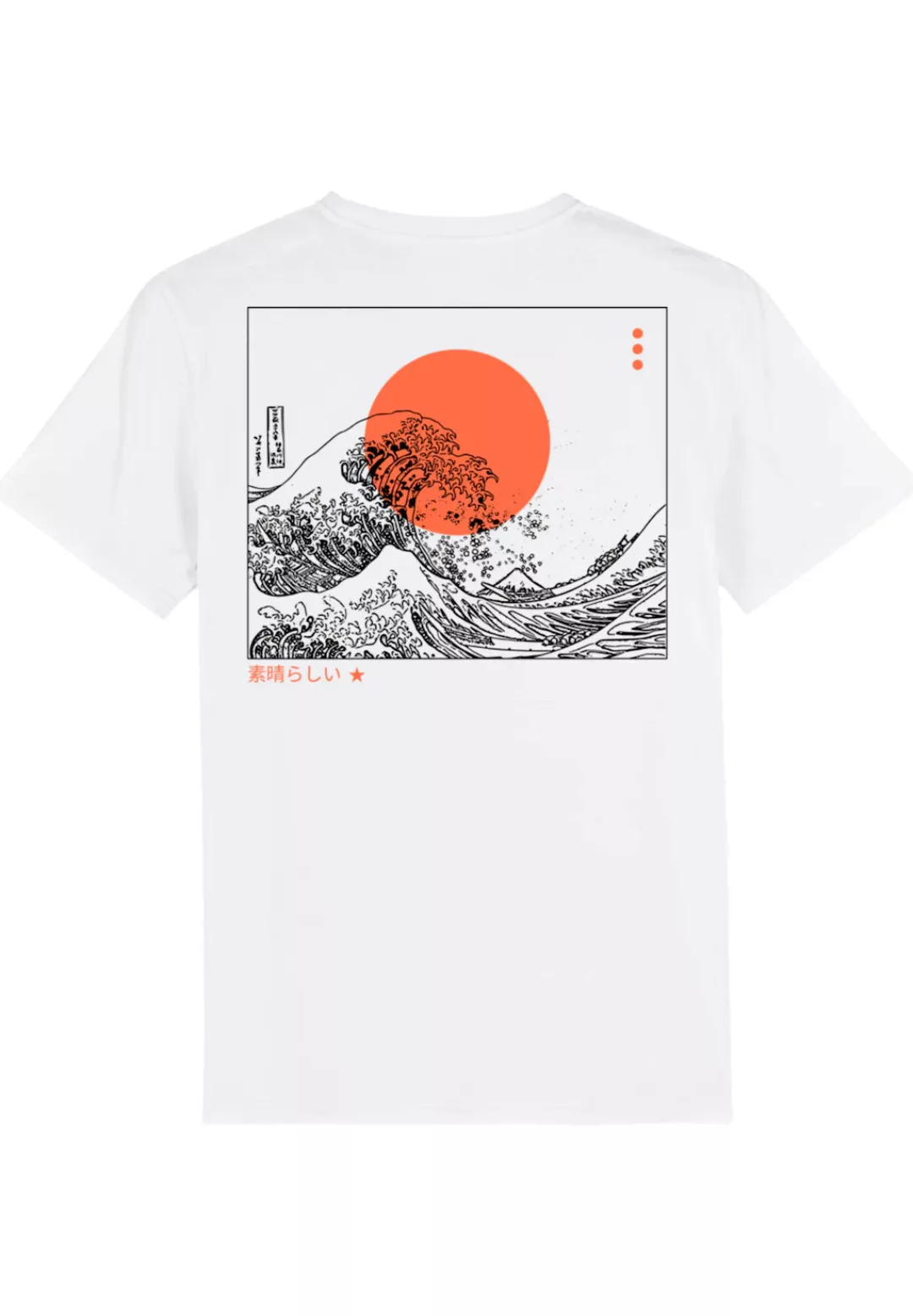 F4NT4STIC T-Shirt "Kanagawa Welle Japan Wave", Print günstig online kaufen