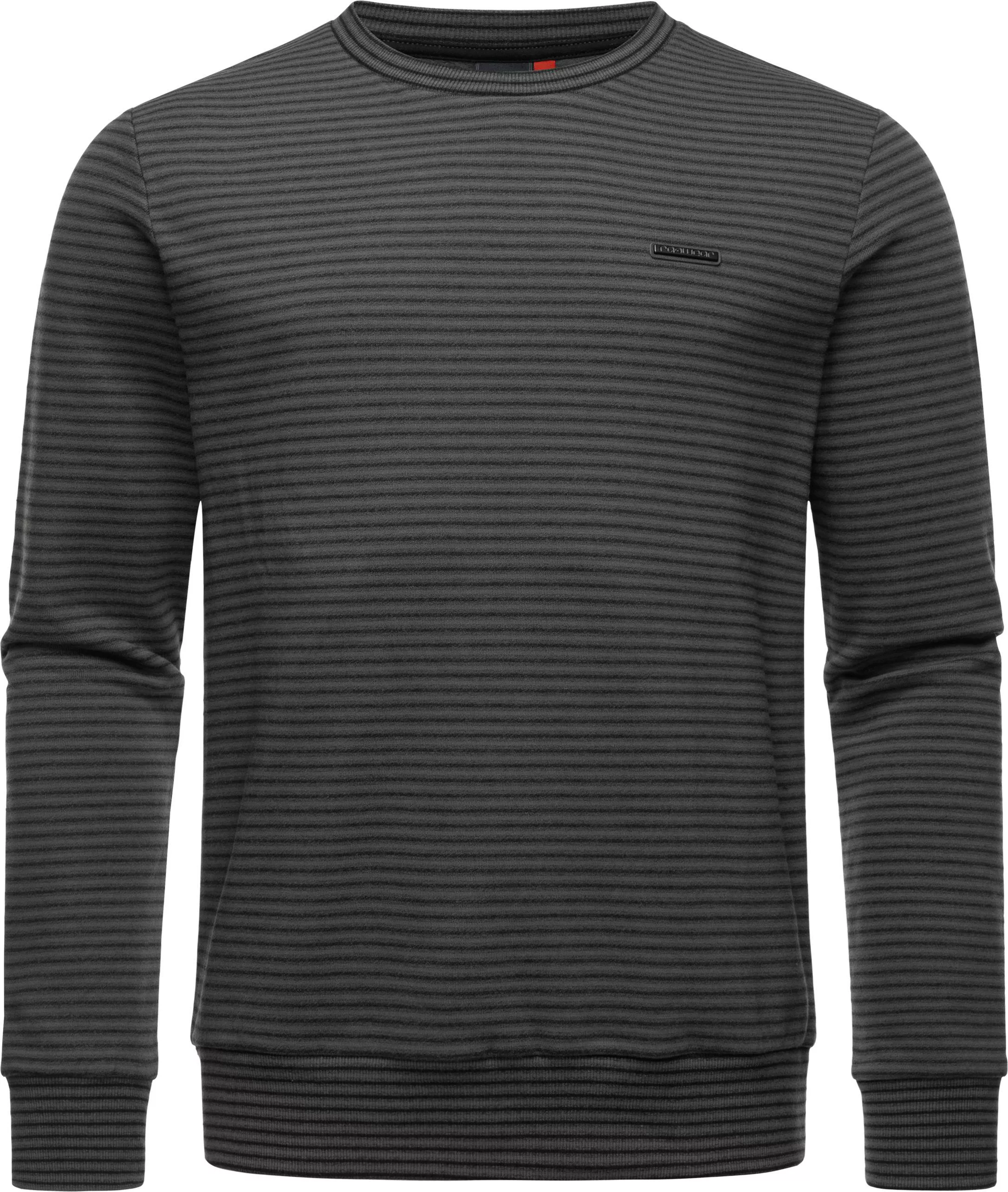 Ragwear Streifenpullover "Geron", stylischer Herren Sweatpullover mit Rippb günstig online kaufen