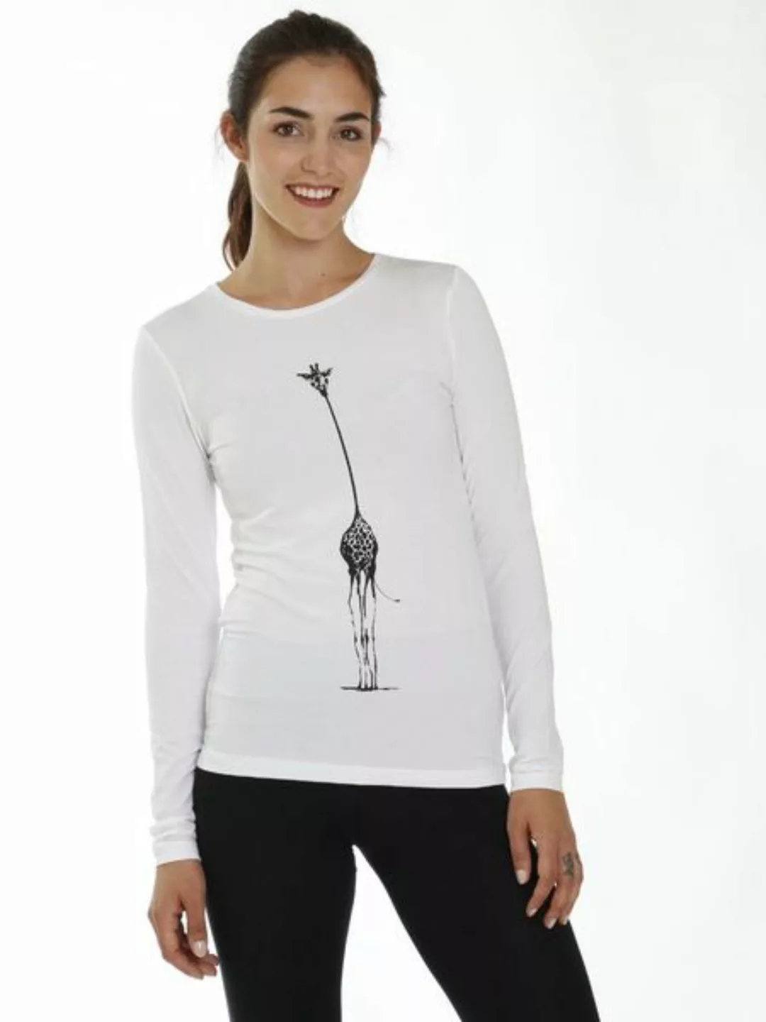 Damen T-shirt Aus Eukalyptus Faser "Matri" | Giraffe günstig online kaufen