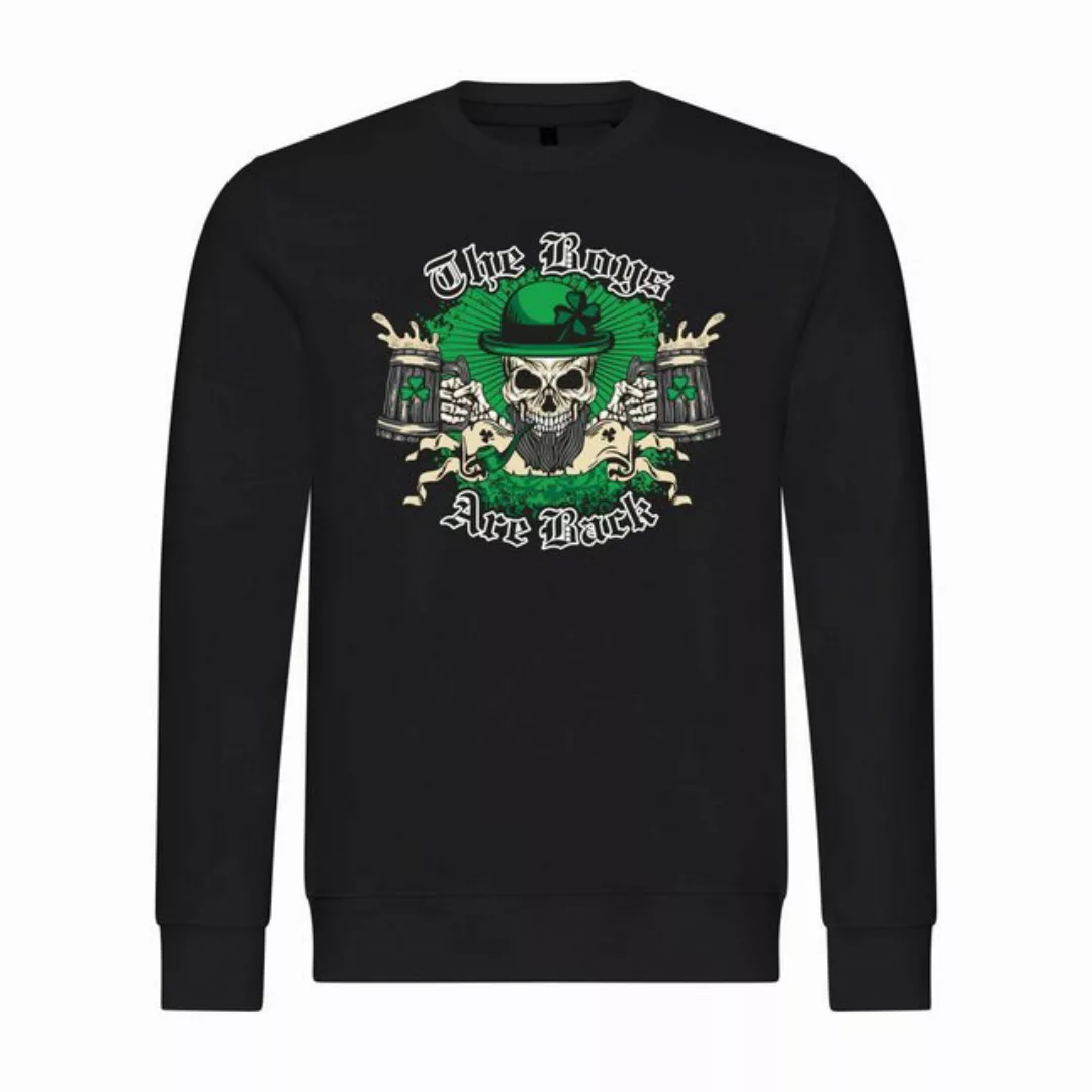 deinshirt Rundhalspullover Herren Pullover The Boys are back Mit Print Moti günstig online kaufen