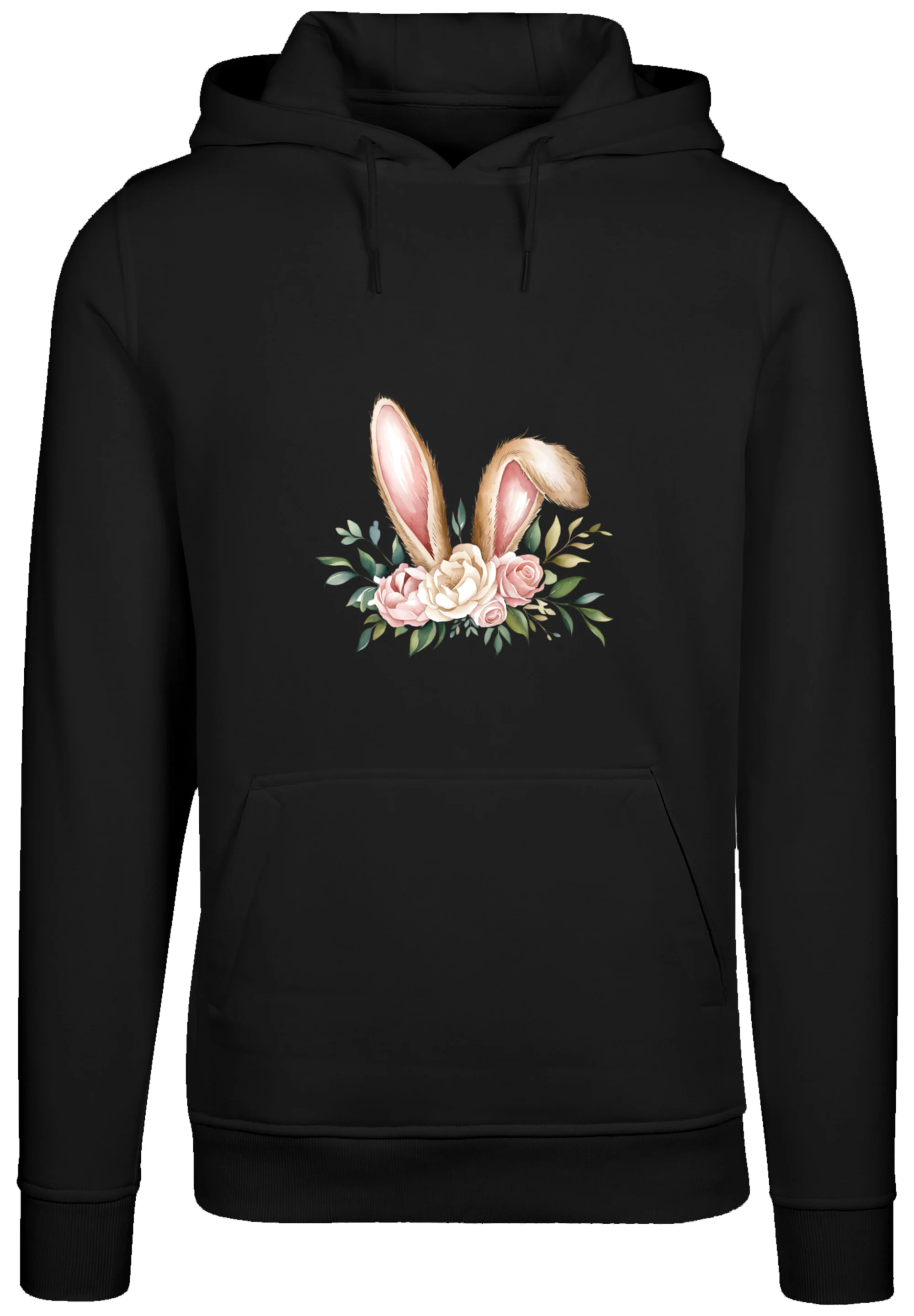 F4NT4STIC Kapuzenpullover "Blumen Osterhasen Ohren Dekor", Premium Qualität günstig online kaufen