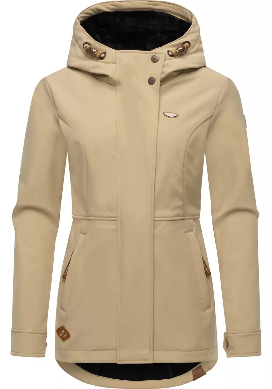 Ragwear Softshelljacke "Yba", mit Kapuze, sportliche Damen Outdoorjacke mit günstig online kaufen