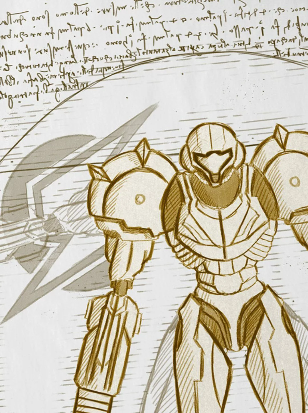 style3 T-Shirt Vitruvianische Samus Return metroid günstig online kaufen