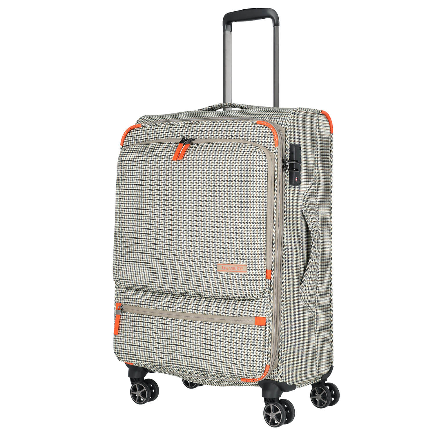 travelite - CHECKLINE Trolley M, Kariert günstig online kaufen