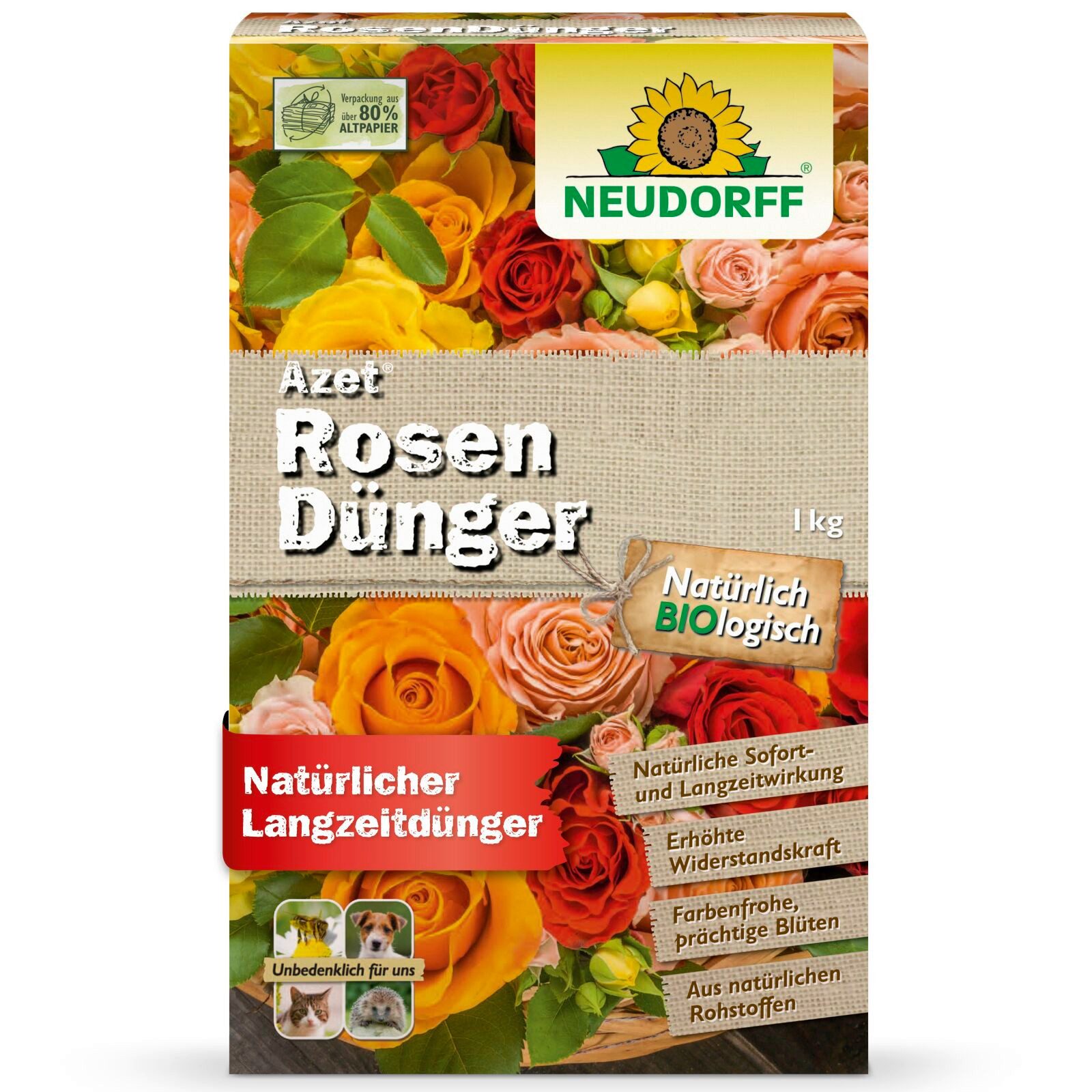 Neudorff Blumendünger Azet RosenDünger 1 kg günstig online kaufen