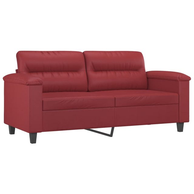 vidaXL Sofa, 2-Sitzer-Sofa Weinrot 140 cm Kunstleder günstig online kaufen