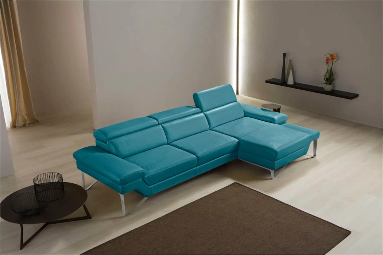 Egoitaliano Ecksofa »Princess, elegantes Designsofa mit erstklassigem Sitzk günstig online kaufen