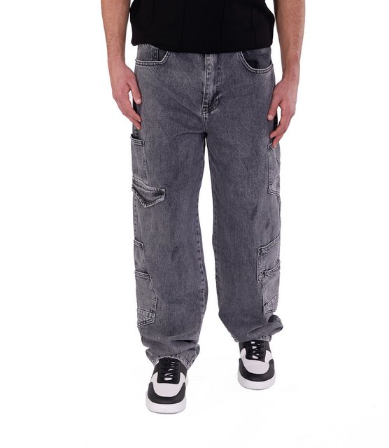 Denim House Loose-fit-Jeans Herren Baggy Cargo HiP HoP Jeans günstig online kaufen