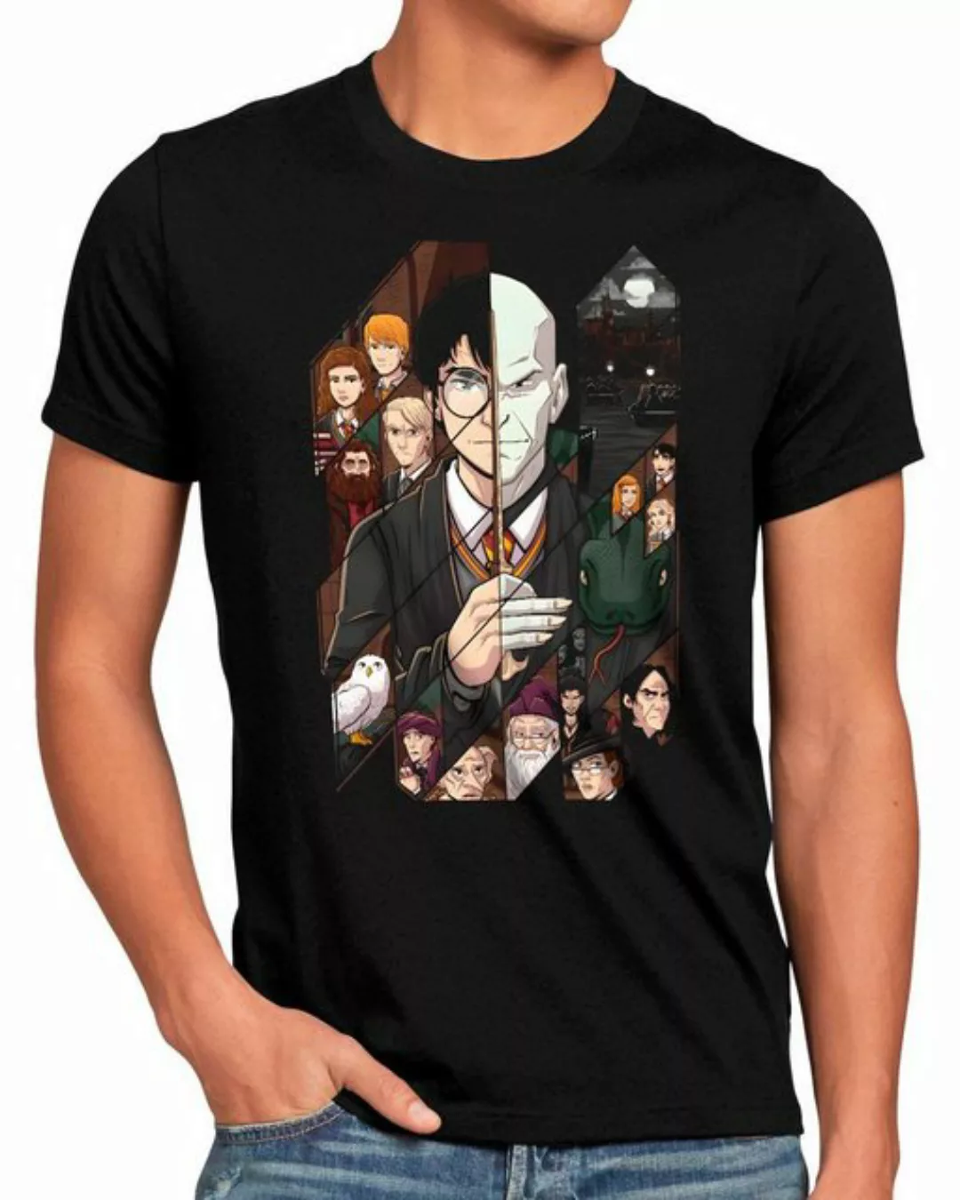 style3 Print-Shirt Herren T-Shirt Wizardry Tiles potter harry hogwarts lega günstig online kaufen