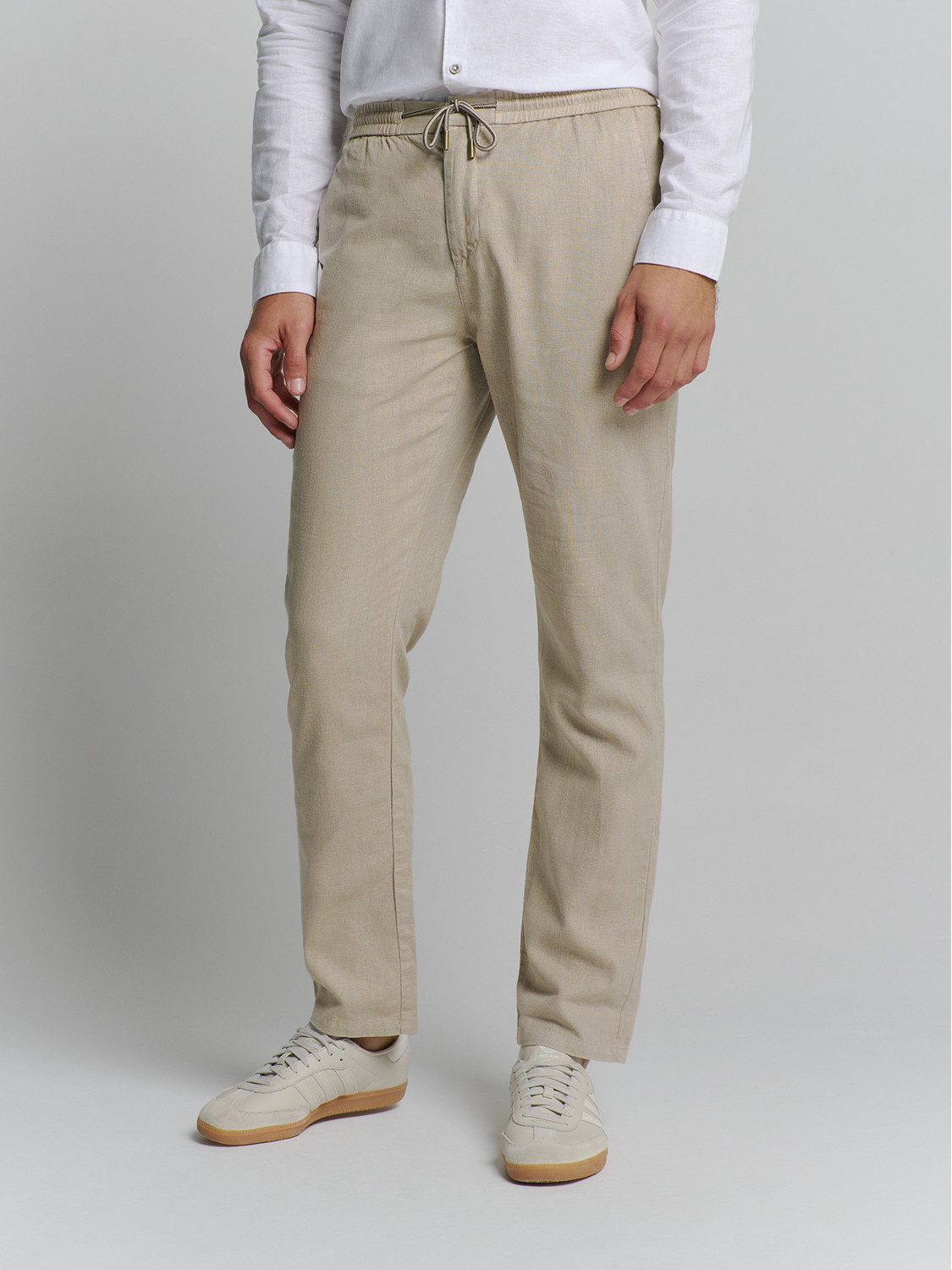 NO EXCESS Chinohose "No Excess Leinenhose" günstig online kaufen