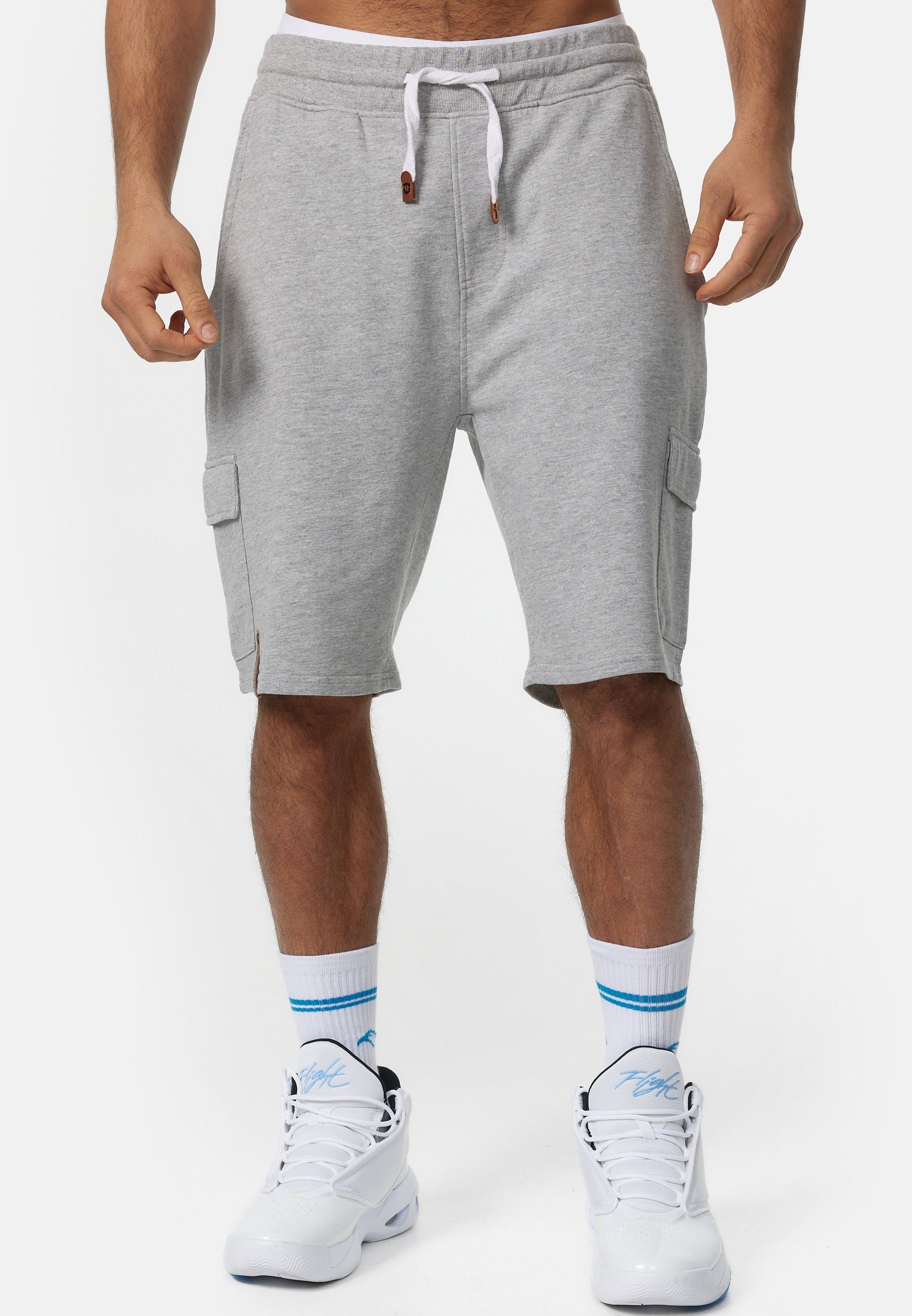 Indicode Sweatshorts White Rock aus 100 günstig online kaufen